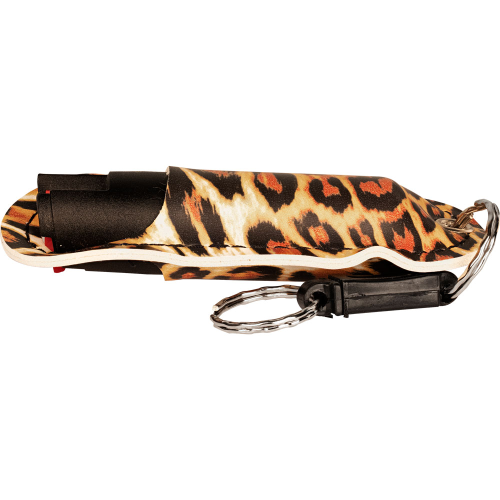 Pepper Shot 1.2% MC 1/2 oz Halo Holster Leopard Black/Orange view 3